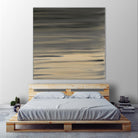 Peach Stripes by Corrie LaVelle on GIANT ART - black abstract