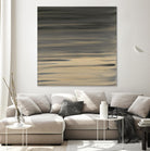 Peach Stripes by Corrie LaVelle on GIANT ART - black abstract
