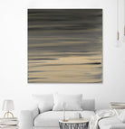 Peach Stripes by Corrie LaVelle on GIANT ART - black abstract