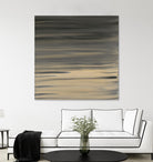 Peach Stripes by Corrie LaVelle on GIANT ART - black abstract