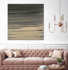 Peach Stripes by Corrie LaVelle on GIANT ART - black abstract