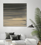 Peach Stripes by Corrie LaVelle on GIANT ART - black abstract