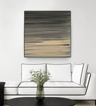 Peach Stripes by Corrie LaVelle on GIANT ART - black abstract