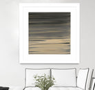 Peach Stripes by Corrie LaVelle on GIANT ART - black abstract
