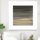 Peach Stripes by Corrie LaVelle on GIANT ART - black abstract