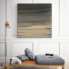 Peach Stripes by Corrie LaVelle on GIANT ART - black abstract