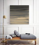 Peach Stripes by Corrie LaVelle on GIANT ART - black abstract