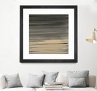 Peach Stripes by Corrie LaVelle on GIANT ART - black abstract
