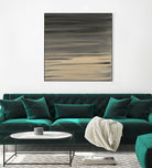 Peach Stripes by Corrie LaVelle on GIANT ART - black abstract