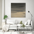 Peach Stripes by Corrie LaVelle on GIANT ART - black abstract