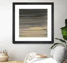 Peach Stripes by Corrie LaVelle on GIANT ART - black abstract