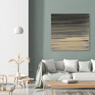 Peach Stripes by Corrie LaVelle on GIANT ART - black abstract