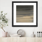 Peach Stripes by Corrie LaVelle on GIANT ART - black abstract