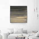 Peach Stripes by Corrie LaVelle on GIANT ART - black abstract