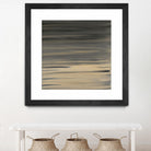 Peach Stripes by Corrie LaVelle on GIANT ART - black abstract