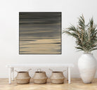 Peach Stripes by Corrie LaVelle on GIANT ART - black abstract