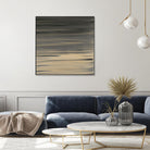 Peach Stripes by Corrie LaVelle on GIANT ART - black abstract