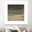 Peach Stripes by Corrie LaVelle on GIANT ART - black abstract