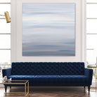 Blue Stripes by Corrie LaVelle on GIANT ART - white abstract