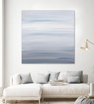 Blue Stripes by Corrie LaVelle on GIANT ART - white abstract