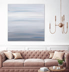 Blue Stripes by Corrie LaVelle on GIANT ART - white abstract