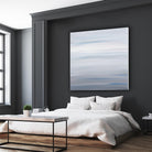 Blue Stripes by Corrie LaVelle on GIANT ART - white abstract