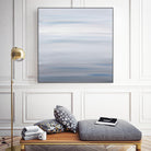 Blue Stripes by Corrie LaVelle on GIANT ART - white abstract