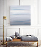 Blue Stripes by Corrie LaVelle on GIANT ART - white abstract