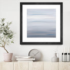 Blue Stripes by Corrie LaVelle on GIANT ART - white abstract
