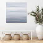 Blue Stripes by Corrie LaVelle on GIANT ART - white abstract