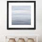 Blue Stripes by Corrie LaVelle on GIANT ART - white abstract