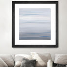 Blue Stripes by Corrie LaVelle on GIANT ART - white abstract