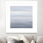 Blue Stripes by Corrie LaVelle on GIANT ART - white abstract