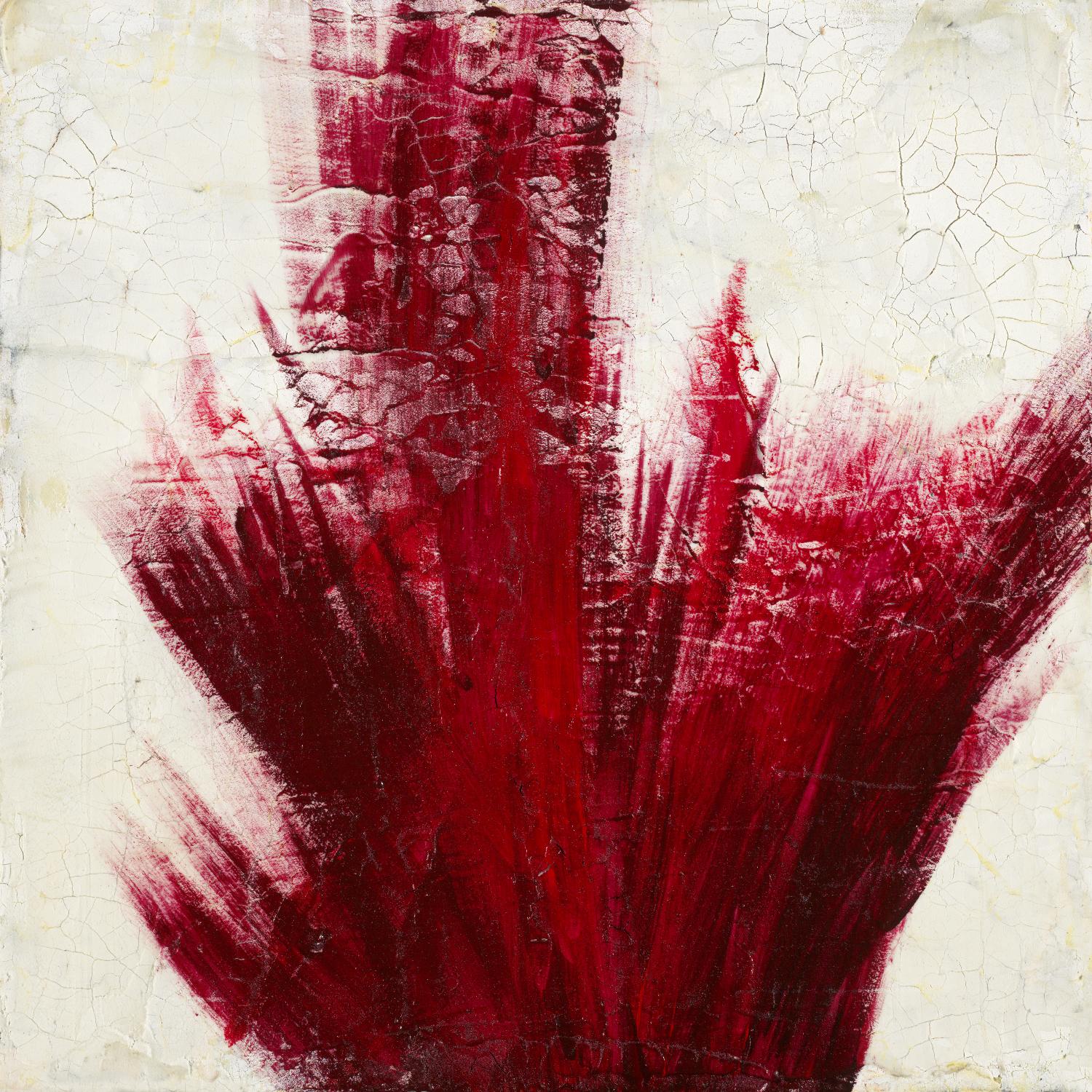 Red Splash de Corrie LaVelle sur GIANT ART - abstrait beige