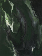 Silence Apart by Corrie LaVelle on GIANT ART - greens fluid abstracts