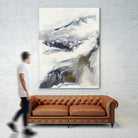 Expedite by Corrie LaVelle on GIANT ART - purples fluid abstracts