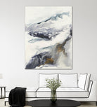 Expedite by Corrie LaVelle on GIANT ART - purples fluid abstracts