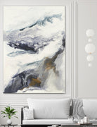 Expedite by Corrie LaVelle on GIANT ART - purples fluid abstracts