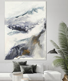 Expedite by Corrie LaVelle on GIANT ART - purples fluid abstracts