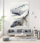 Expedite by Corrie LaVelle on GIANT ART - purples fluid abstracts