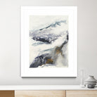 Expedite by Corrie LaVelle on GIANT ART - purples fluid abstracts