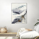 Expedite by Corrie LaVelle on GIANT ART - purples fluid abstracts