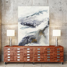 Expedite by Corrie LaVelle on GIANT ART - purples fluid abstracts