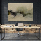 When It Rains It Pours by Kippi Leonard on GIANT ART - browns fluid abstracts