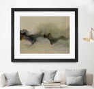 When It Rains It Pours by Kippi Leonard on GIANT ART - browns fluid abstracts