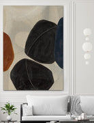 Gravity I by Kippi Leonard on GIANT ART - blacks organic shapes