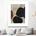 Gravity I by Kippi Leonard on GIANT ART - blacks organic shapes