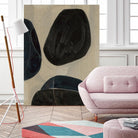 Gravity II by Kippi Leonard on GIANT ART - blacks organic shapes