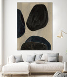 Gravity II by Kippi Leonard on GIANT ART - blacks organic shapes