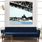 To The Cut by Beth Ann Lawson on GIANT ART - blues coastal bridge